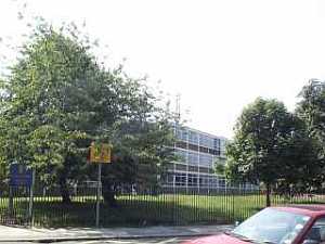 [The Lower School (former Rowantree Secondary Modern) in July 2002.]
